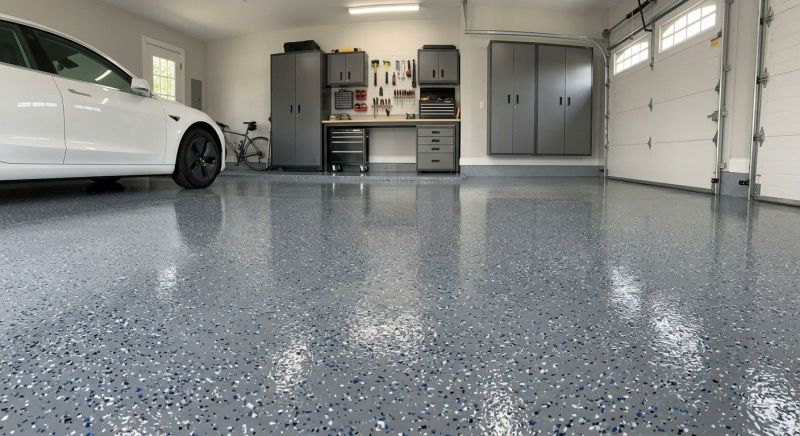 Epoxy Garage Flooring Installation in Greensboro, NC