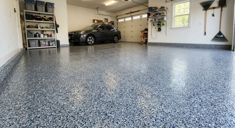 Garage Floor Epoxy Installation in Winston Salem, NC