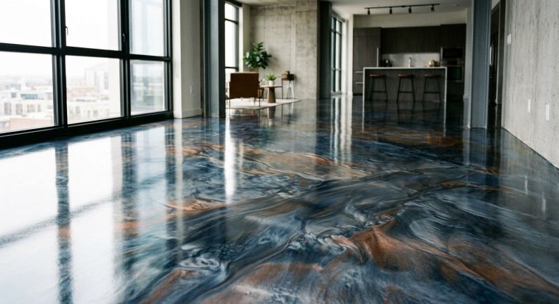 Metallic Epoxy Service in Raleigh, NC