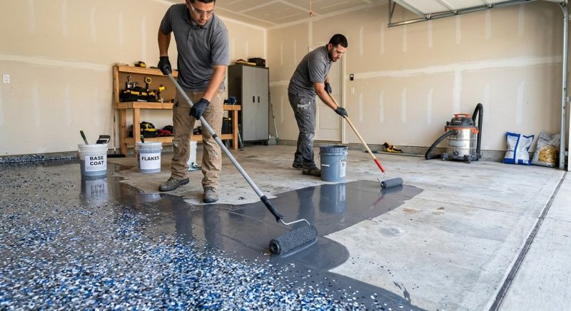 Residential Floor Coating in Annapolis, MD